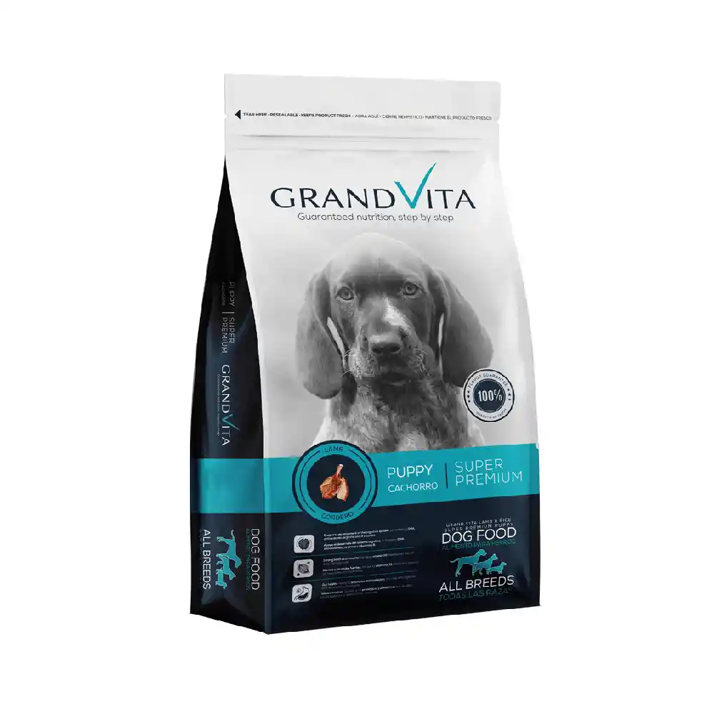 Grand Vita Cordero Cachorro 3kg