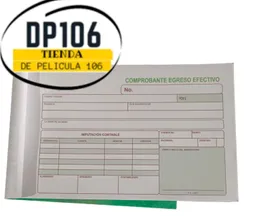 Comprobante Egreso Efectivo