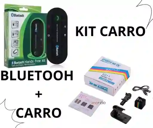 Kit De Coche Bluetooth + Camara Sq11
