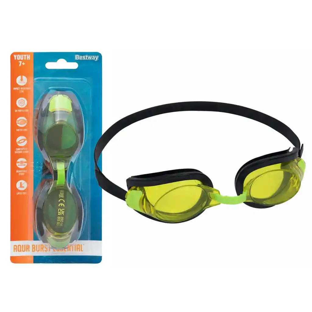 Gafas De Natacion Bestway 21005 Protección Uv Unisex Niños