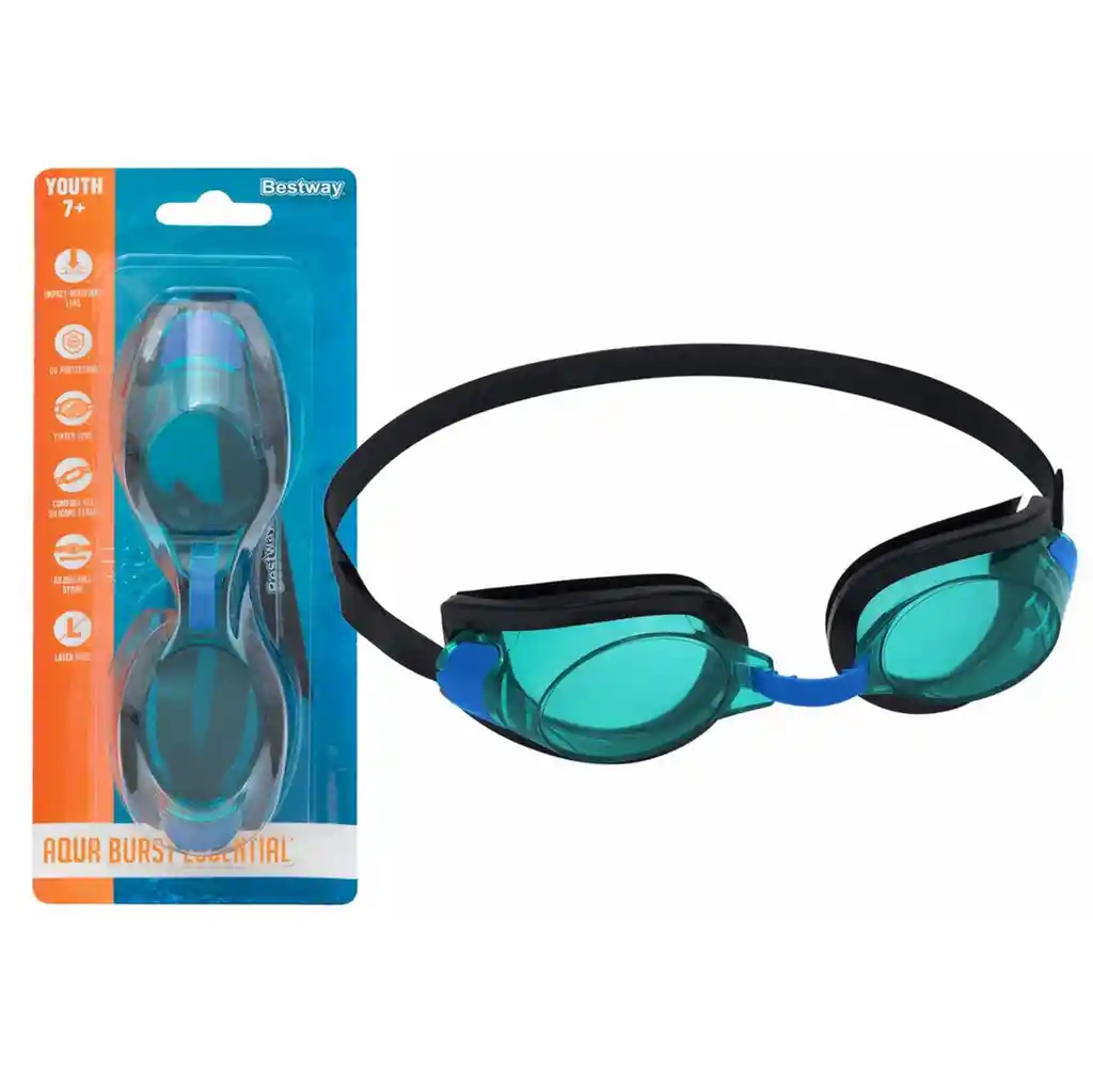 Gafas De Natacion Bestway 21005 Protección Uv Unisex Niños