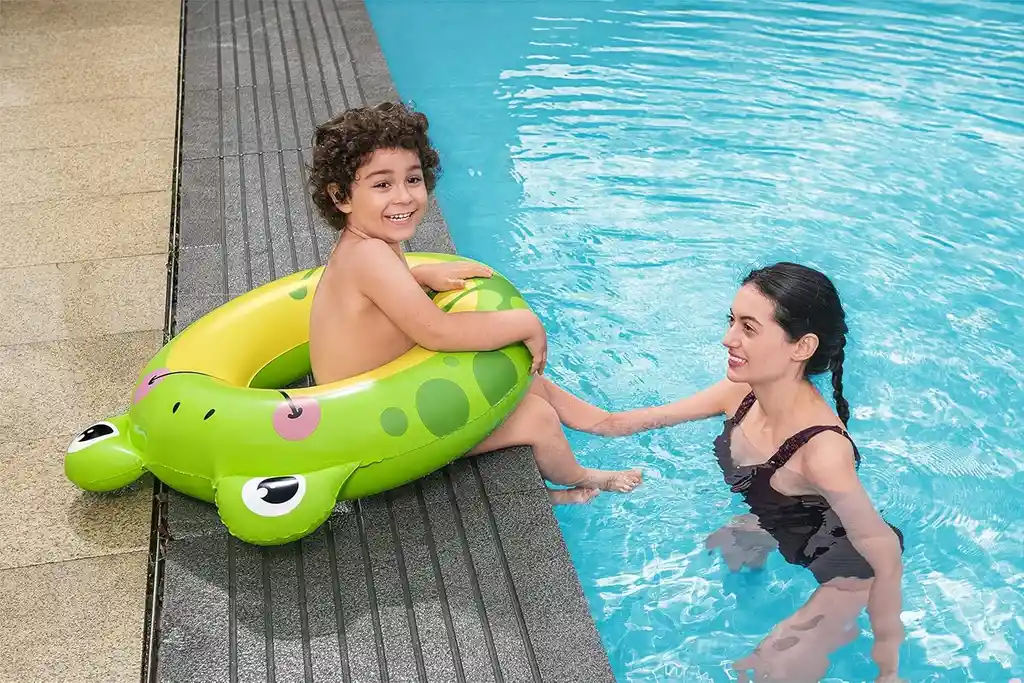 Flotador Piscina Aro Bestway Rana Color 36351 Unisex Niños