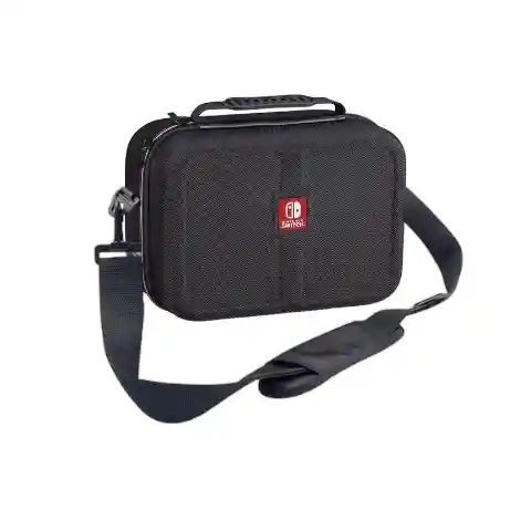Maletín Estuche Viajero Compatible Con Switch Oled Edicion Negra Con Agarradera