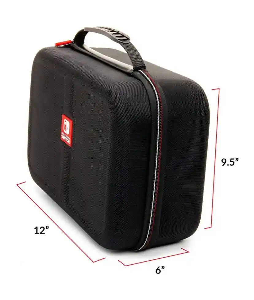 Maletín Estuche Viajero Compatible Con Switch Oled Edicion Negra Con Agarradera