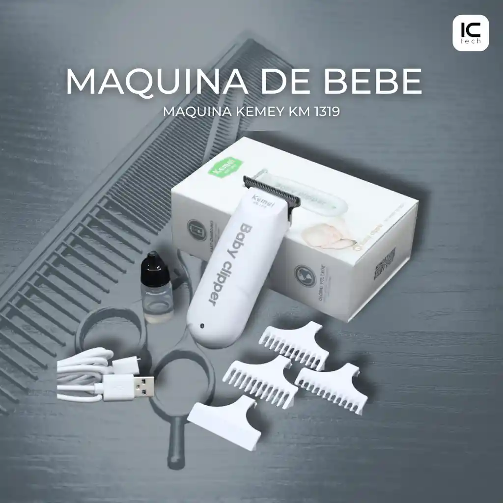 Maquina De Bebé Kemei Km-1319