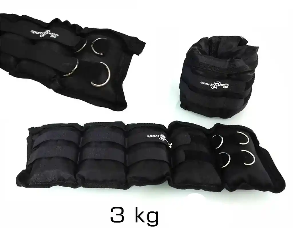 Pesas Tobilleras Sport Fitness De 3 Kilos Cada Una