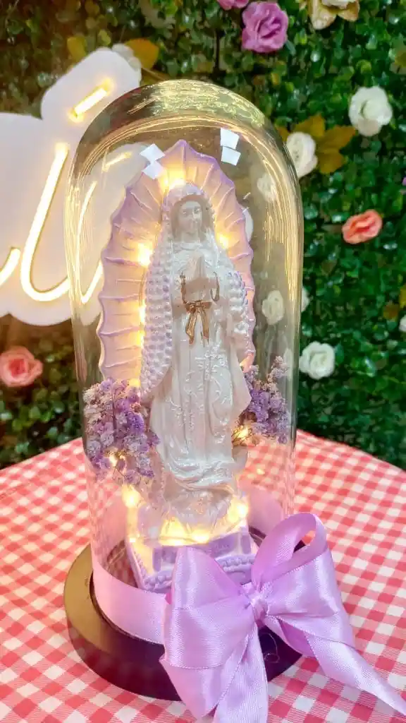 Cupula Virgen Guadalupe De 22 Cm