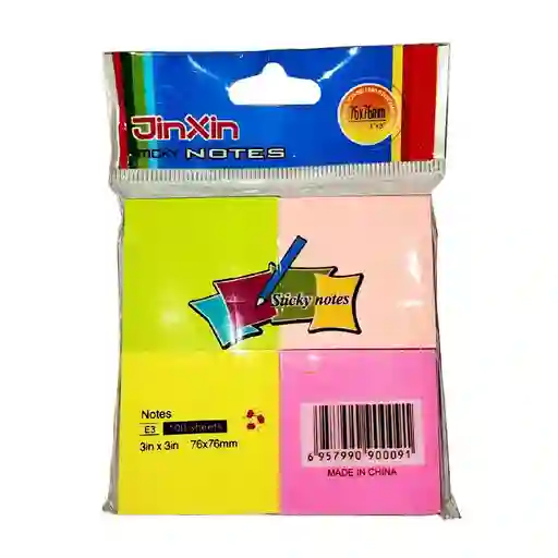 Post-it Corriente X4 De 76x76mm 100 Hojas