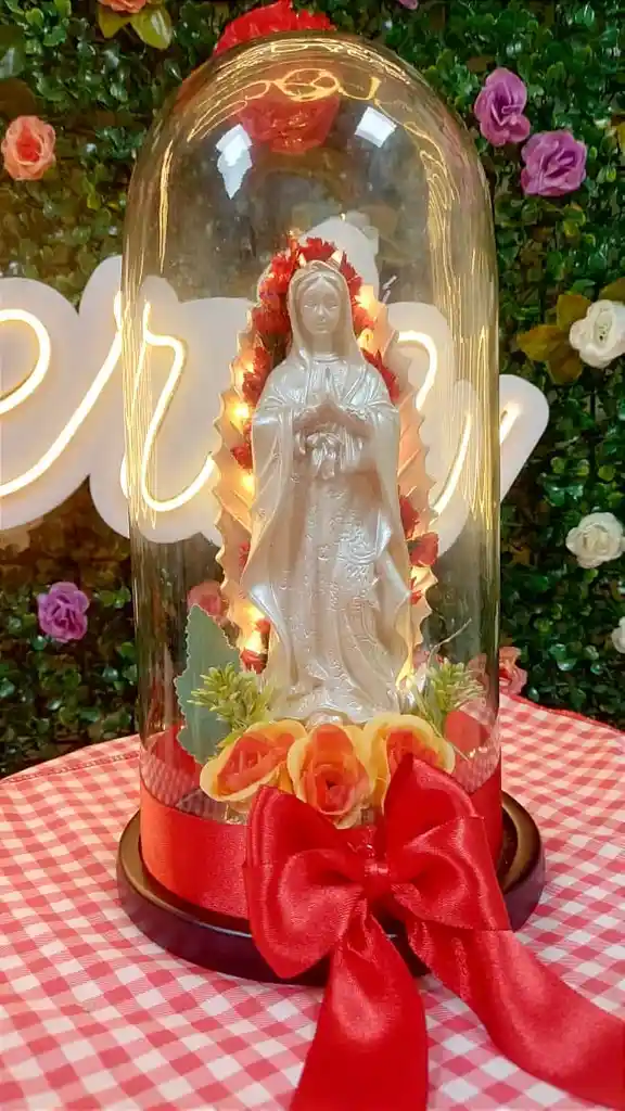 Cupula Virgen Guadalupe 30 Cm