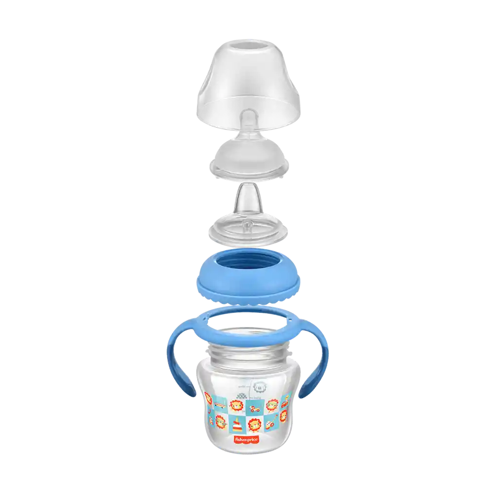 Vaso De Entrenamiento Antiderrame Azul 150 Ml Niños