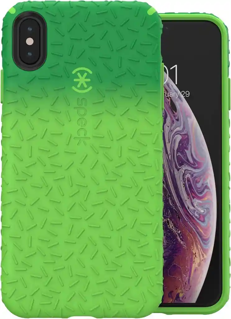 Estuche Forro Antigolpe Para Apple Iphone Xs Max Con Estilo Marca Speck Candyshell Verde