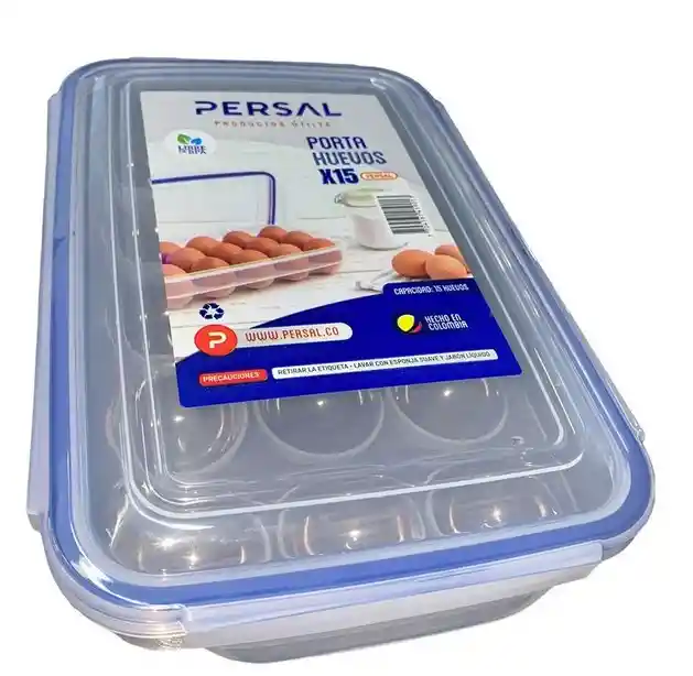 Porta Huevos X15 Aa Plastico Persal