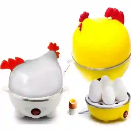 Gallina Electrica Cocinador Hervidor De 7 Huevos A Vapor Fit Color Amarillo