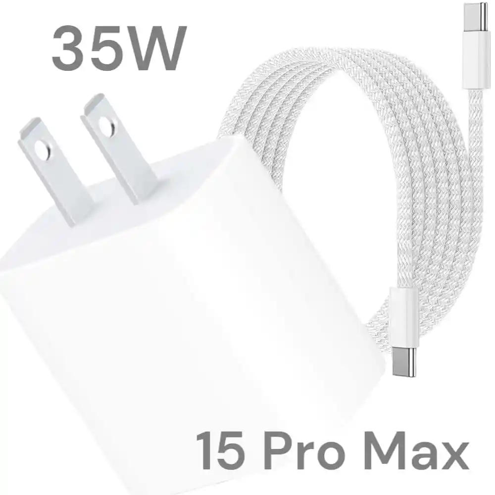 Cargador Iphone 15 Pro Max 35w
