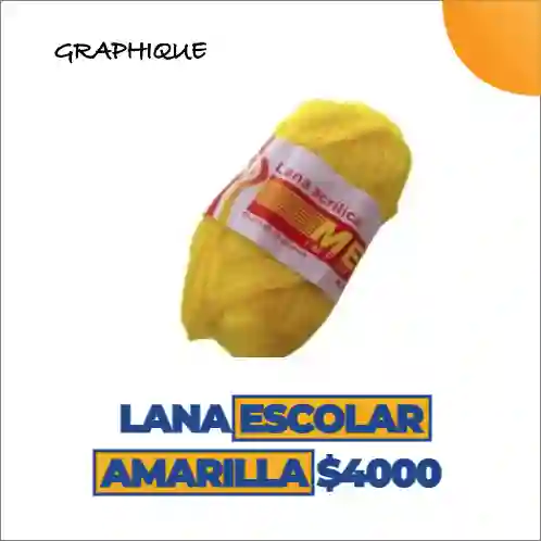 Lana Escolar Amarilla