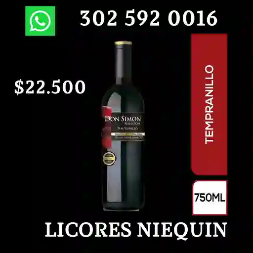 Vino Tinto Don Simon X Botella