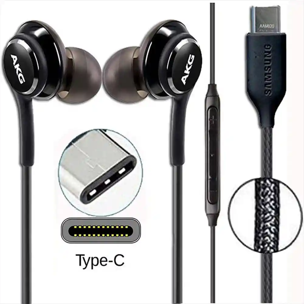 Audífonos Samsung Akg Tipo C. Audífonos Alámbricos Tipo C