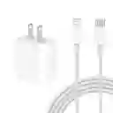 Cargador 20w Usb Tipo C A Lightning Para Iphone