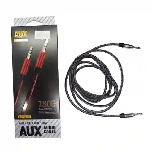 Cable Auxiliar 1 A 1 3.5 Aux 1800 Mm Plateado