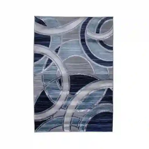 Alfombra Tapete Pie De Cama Turquia Azul 60 X 110cms