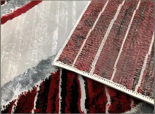 Alfombra Tapete Pie De Cama Turquia Rojo 60 X 110cms