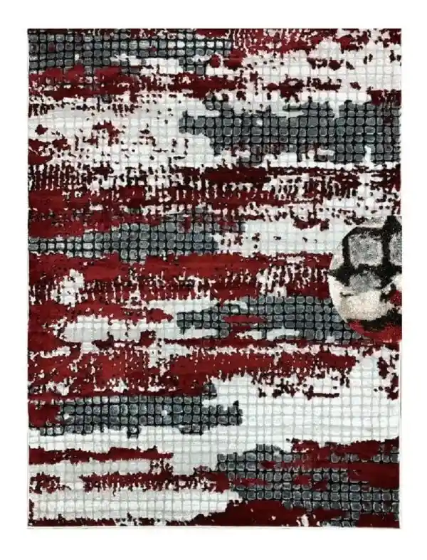 Tapete Turquia Decorativo Rojo 120 X 170cms