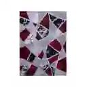 Tapete Moderno Turquia Rojo Gris 140 X 200cms