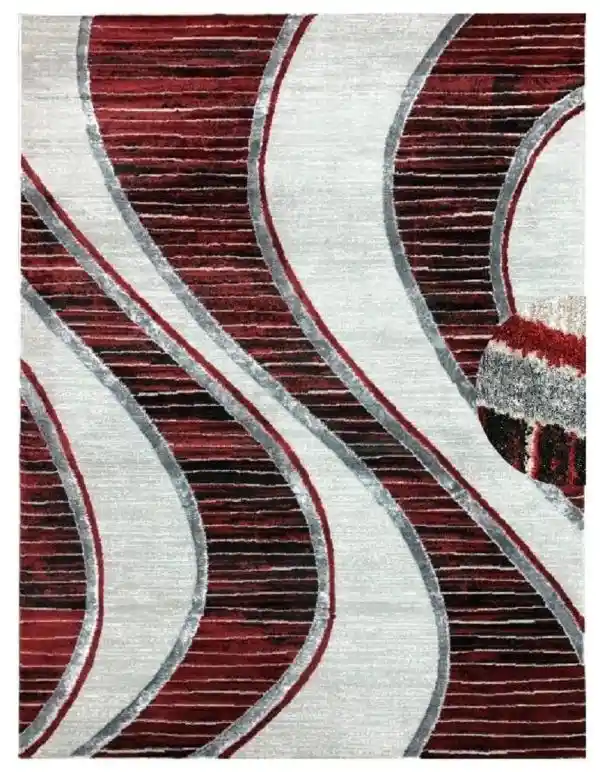 Alfombra Tapete Pie De Cama Turquia Rojo 60 X 110cms