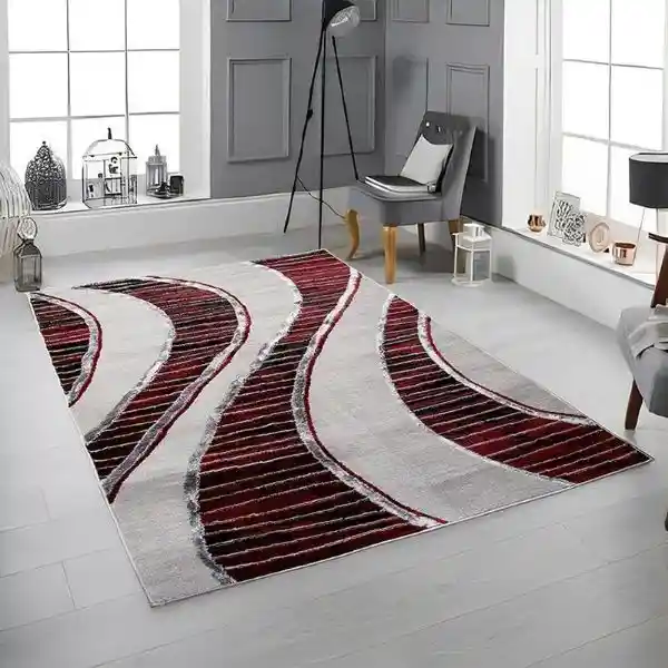 Tapete Turquia Decorativo Rojo 120 X 170cms
