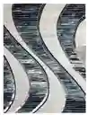 Tapete Moderno Turquia Azul Gris 140 X 200cms