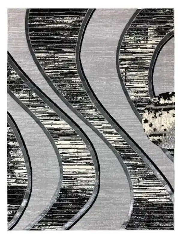 Tapete Turquia Decorativo Gris 120 X 170cms