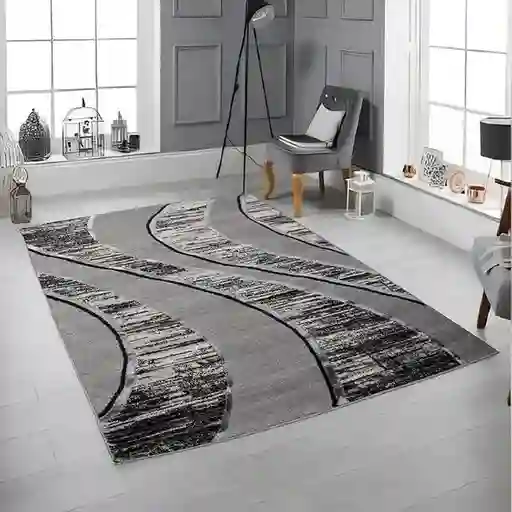 Tapete Turquia Decorativo Gris 120 X 170cms