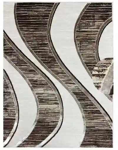 Alfombra Tapete Moderno Turquia Café 160 X 230cms