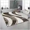 Alfombra Tapete Moderno Turquia Café 160 X 230cms