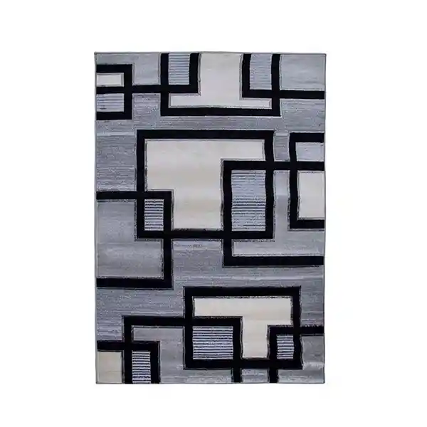 Alfombra Tapete Pie De Cama Turquia Gris 60 X 110cms