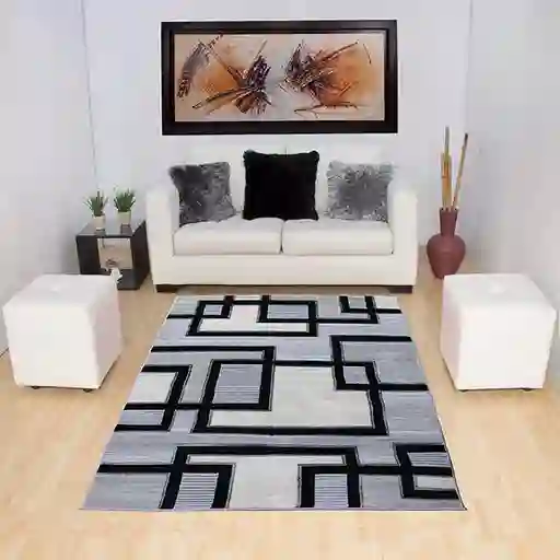 Tapete Turquia Decorativo Gris 120 X 170cms