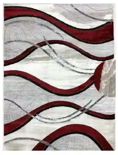 Alfombra Tapete Pie De Cama Turquia Rojo 60 X 110cms