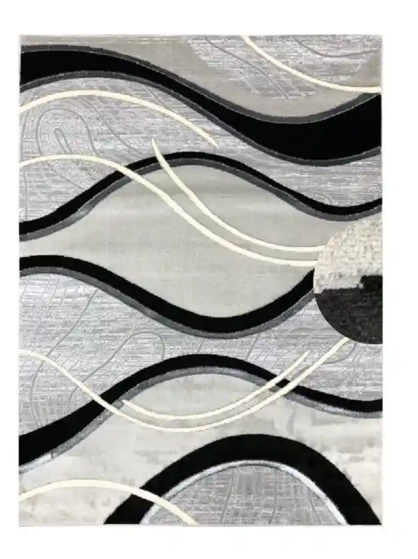 Tapete Turquia Decorativo Gris 120 X 170cms