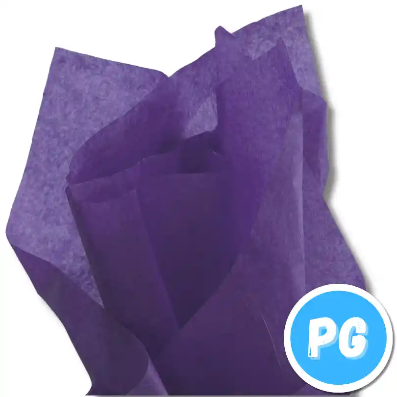 Rollo Papel Seda Morado X25 Medios De Pliego