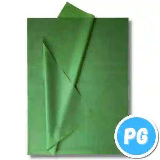 Rollo Papel Seda Verde Oscuro X25 Medios De Pliego