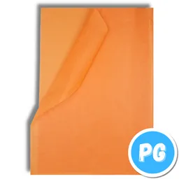 Rollo Papel Seda Naranja X25 Medios De Pliego