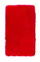 Tapete Pie De Cama Peludo Rojo 60 X 110cms