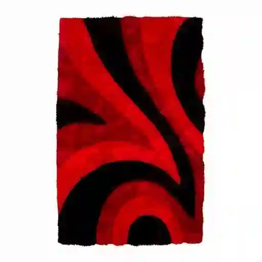 Tapete Pie De Cama 3d Rojo 60 X 100cms