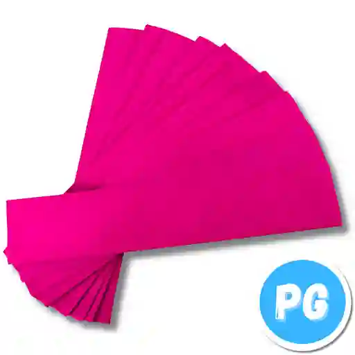 Paquete Papel Crepe X10 Pliegos Fucsia