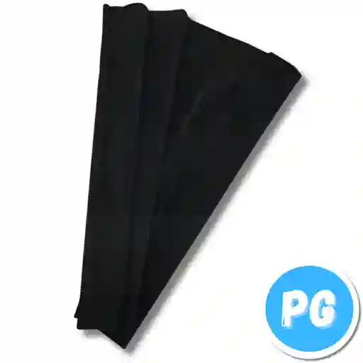 Paquete Papel Crepe X10 Pliegos Negro