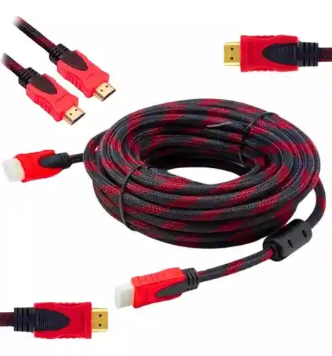 Cable Hdmi 5 Metros Doble Filtro Mallado 1080p Full Hd