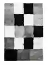 Alfombra Tapete 3d Moderno Negro 80 X 150cms