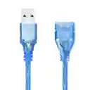 Cable De Extensión Usb 2.0 De Alta Velocidad, Transparente A 3 Metros