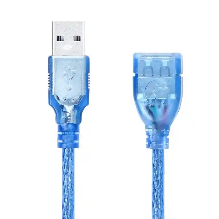 Cable De Extensión Usb 2.0 De Alta Velocidad, Transparente A 3 Metros