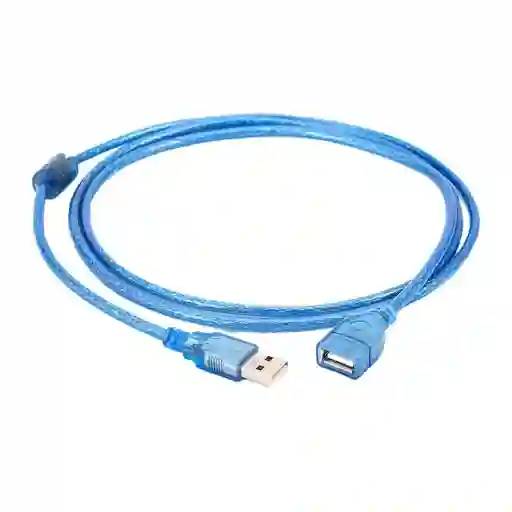 Cable De Extensión Usb 2.0 De Alta Velocidad, Transparente A 3 Metros